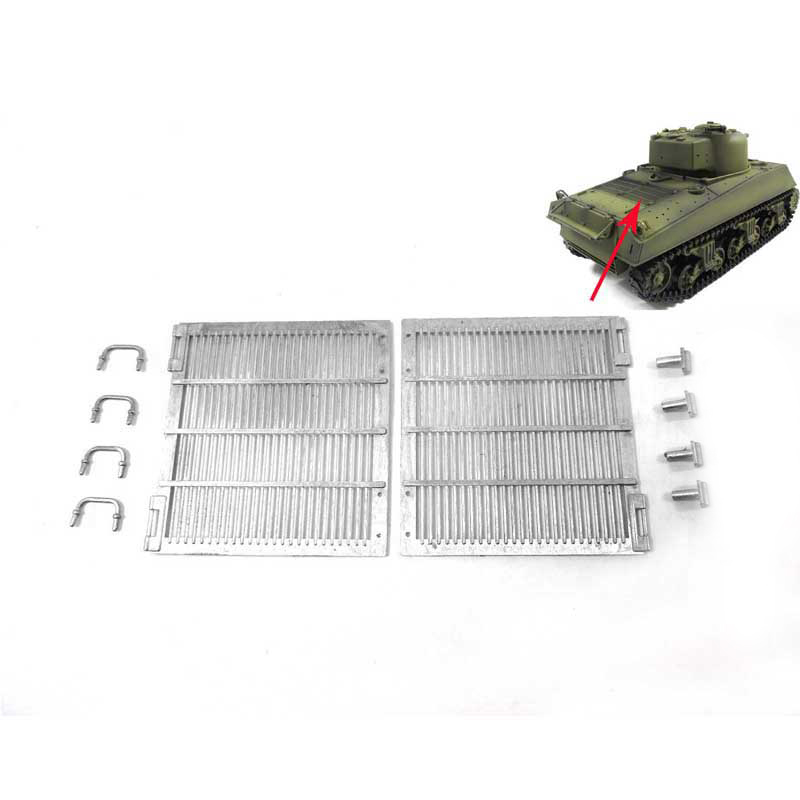 Heng Long Rc Tank 1/16 Upgrade Metal - Mato MT144 Novas Peças Aprimoradas Grelhas
