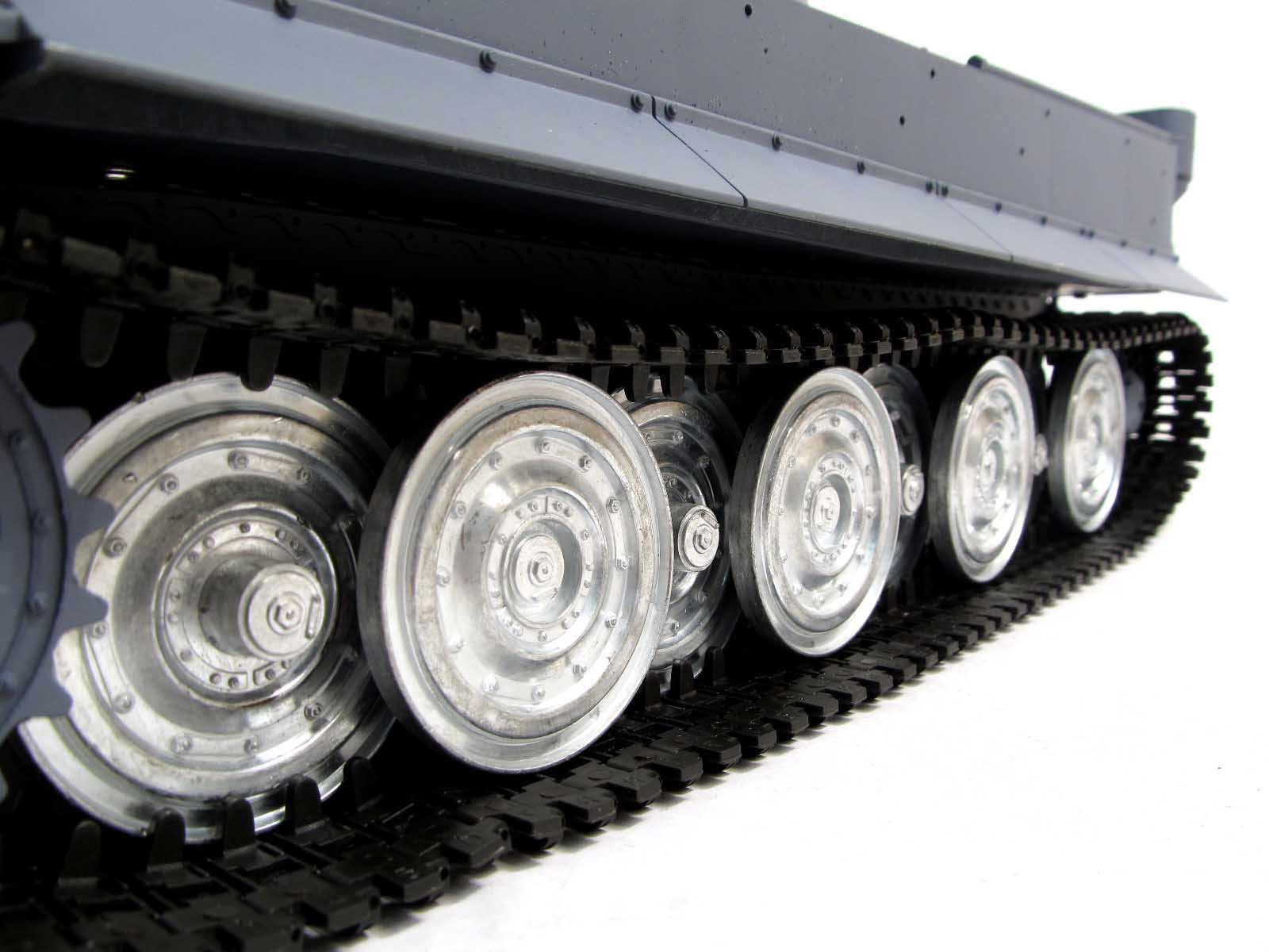 Heng Long Rc Tank 1/16 Upgrade Metal - Conjunto de rodas de metal 1/16