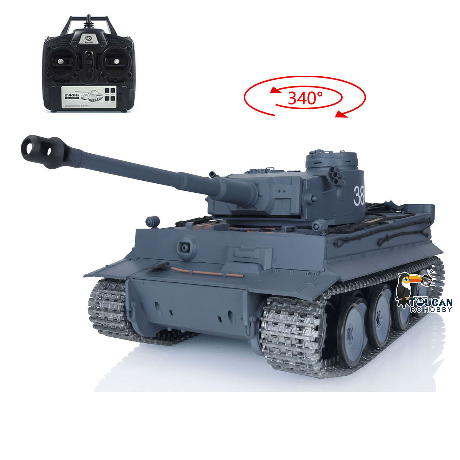 Heng Long Rc Tank 1/16 Upgrade Metal - Tanque RC US Stock 3818 Heng
