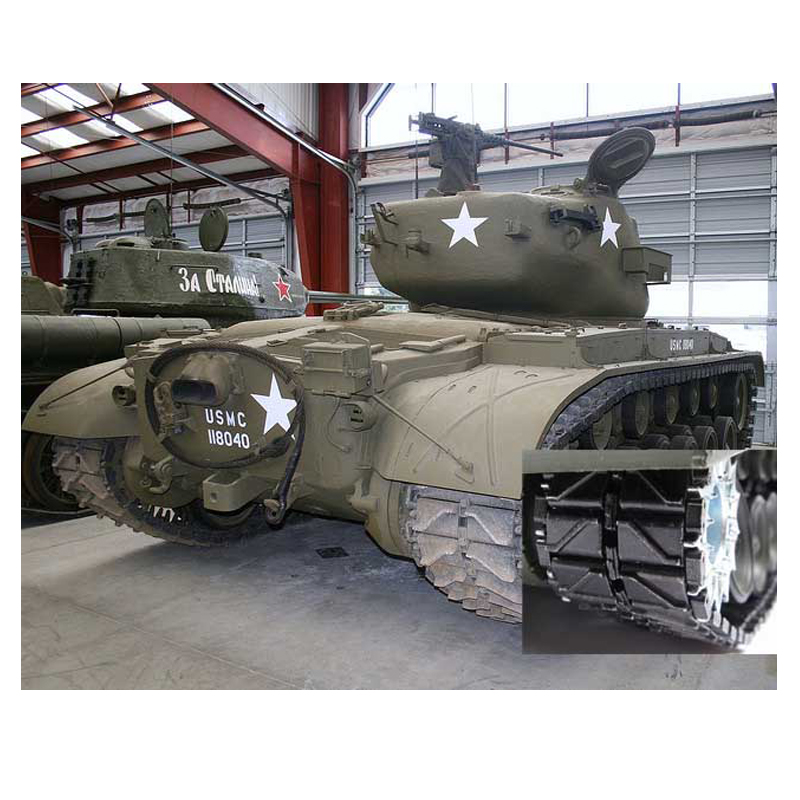 Heng Long Rc Tank 1/16 Upgrade Metal - Mato 3838-1, esteiras de metal pretas