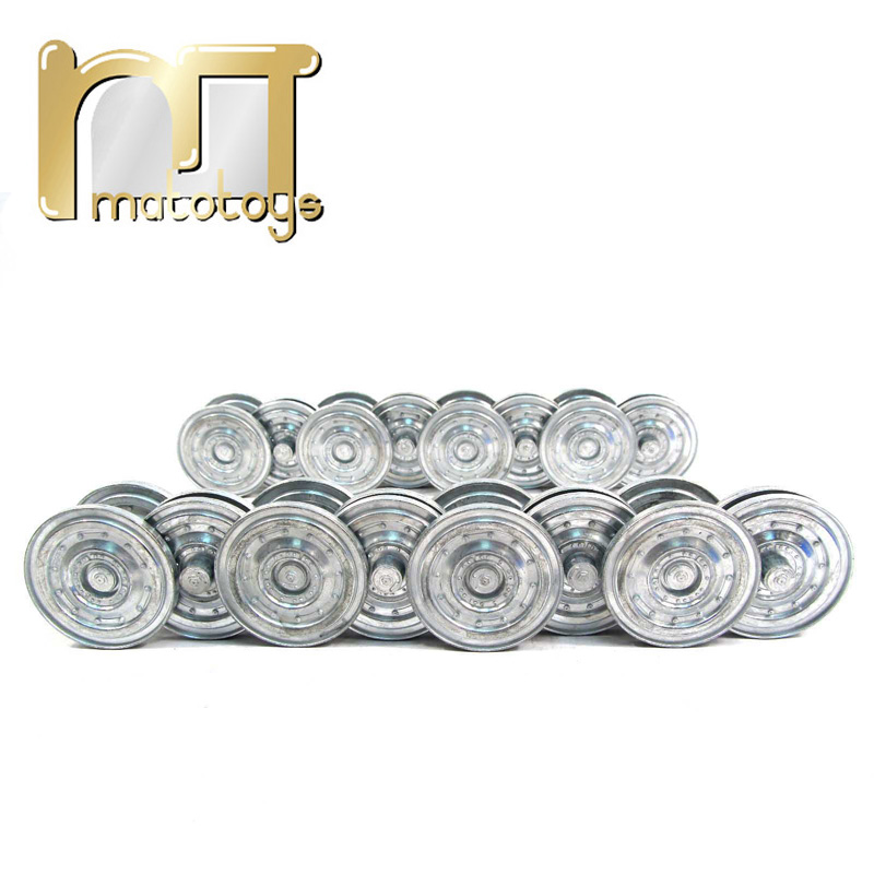 Conjunto de rodas de metal 1/1 - Heng Long Rc Tank 1/16 Upgrade Metal avaliação e preço