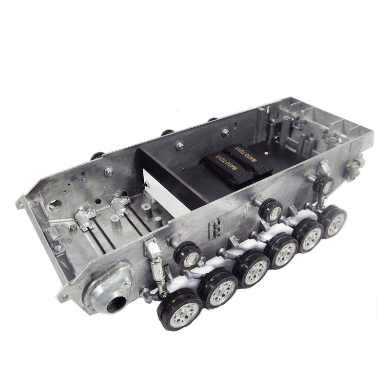 Kit de Chassi de Tanque de Met - Rc Tank Metal Road Wheels Suspension avaliação e preço