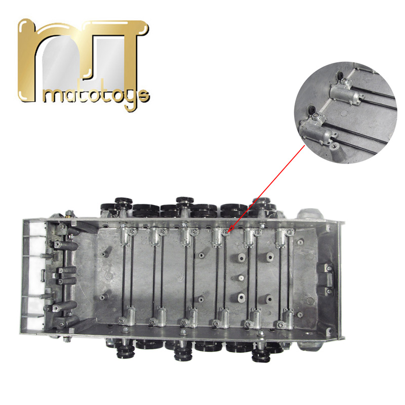 Kit de Chassi de Tanque de Met - Rc Tank Metal Road Wheels Suspension avaliação e preço