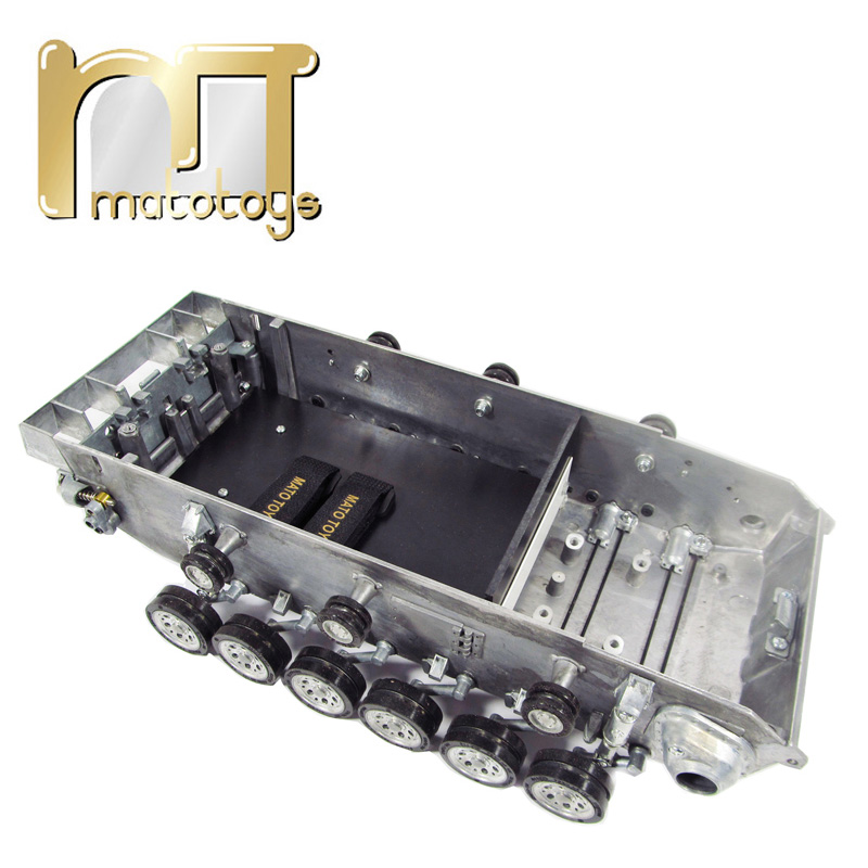Kit de Chassi de Tanque de Met - Rc Tank Metal Road Wheels Suspension avaliação e preço