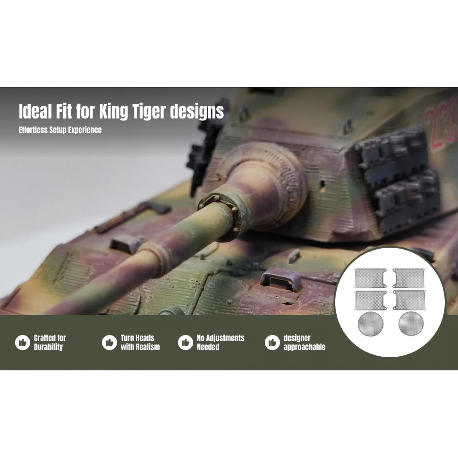 Placa de proteção metálica em  - Heng Long Rc Tank 1/16 Upgrade Metal avaliação e preço