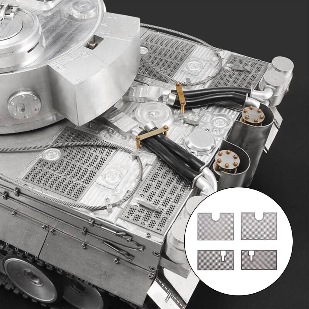Conjunto de placas de proteção - Heng Long Rc Tank 1/16 Upgrade Metal avaliação e preço